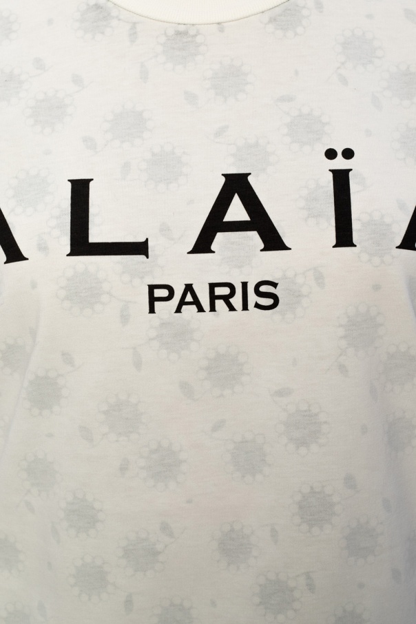 関送込◆ALAIA◆ロゴTシャツ Alaia Alaïa Logo Cotton T-shirt | italist